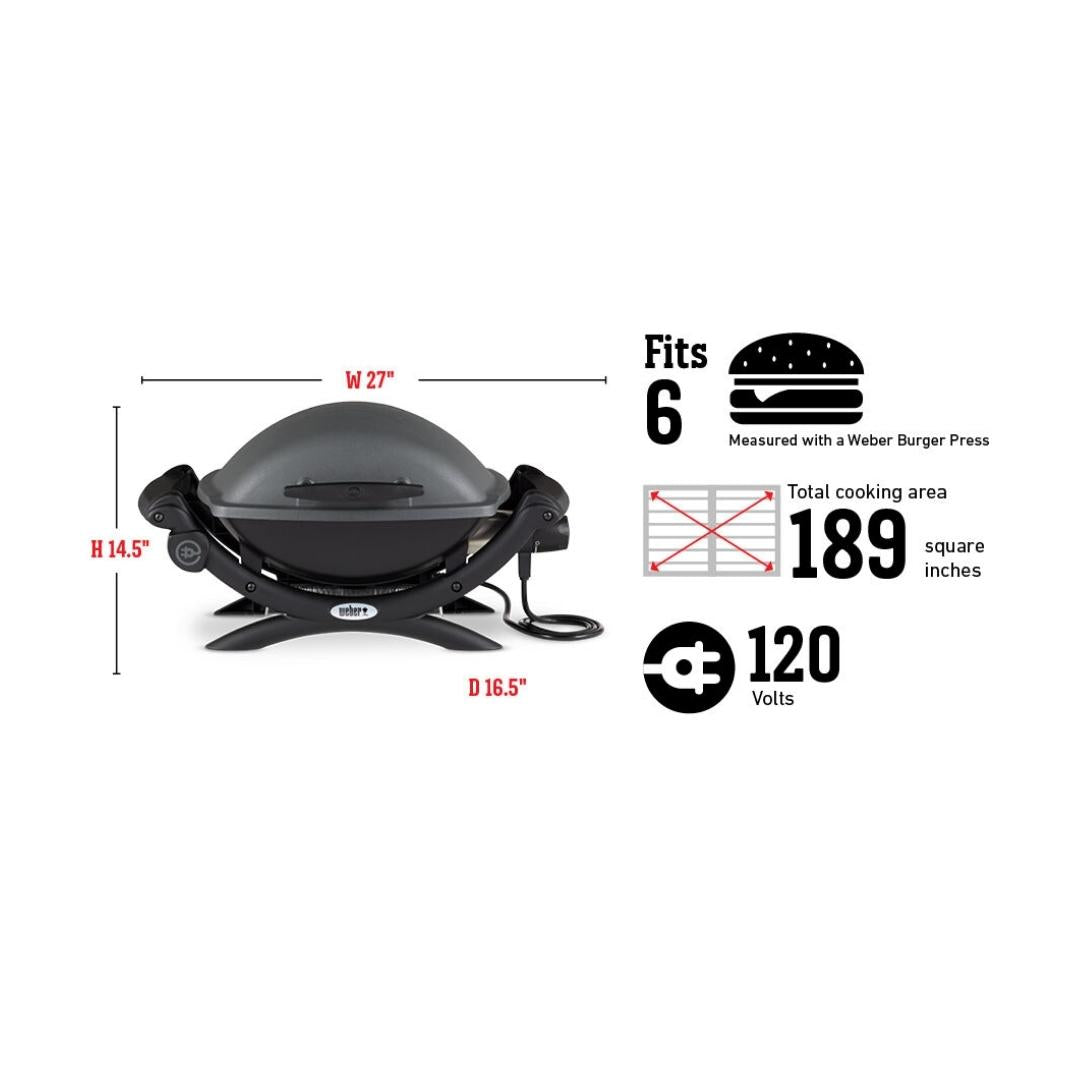Weber Grill Q 1400 ELECTRIC GRILL 52020044