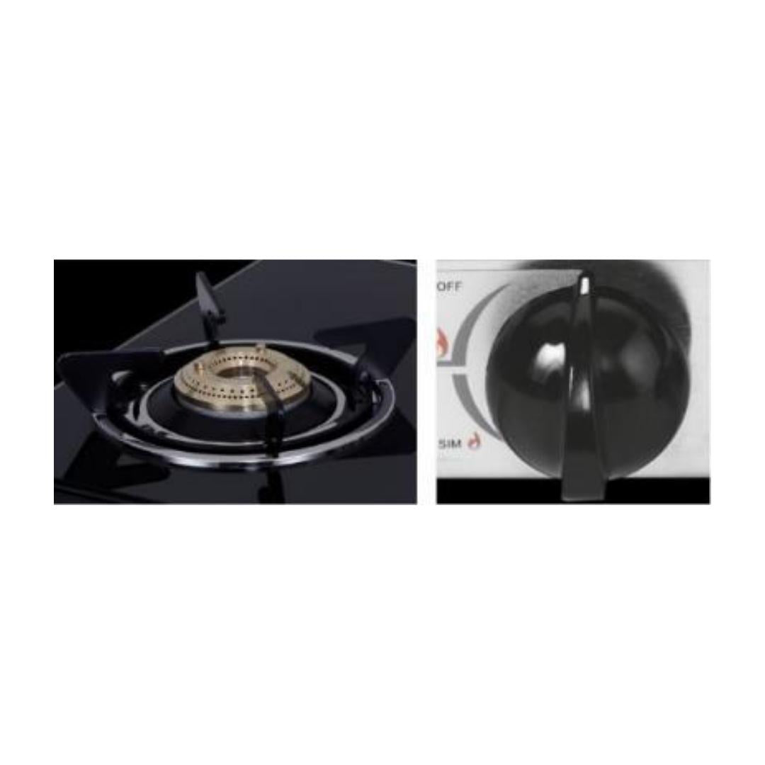 Elica 66 cm 2 Burner Cooktop VETRO SERIES 662 CT VETRO