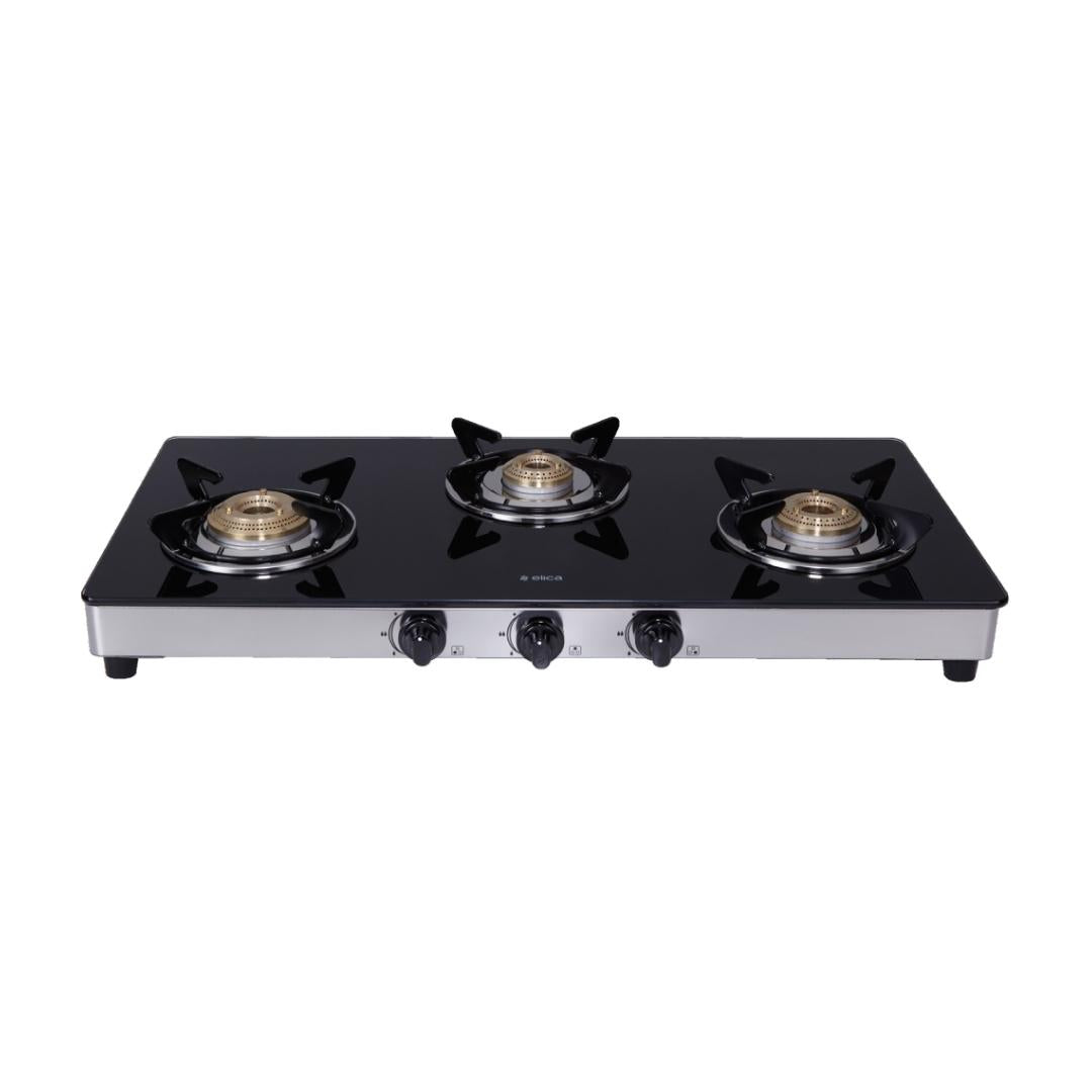 Elica 77 cm 3 Burner Cooktop DT SERIES 773 CT VETRO
