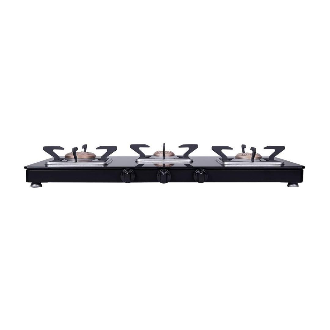 Elica 77 cm 3 Burner Cooktop SLIMLINE SPF 773 CT VETRO