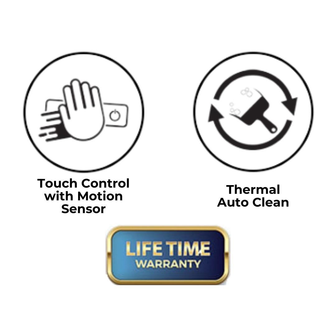 Hindware 90 cm Wall Mounted Chimney Auto Clean Hoods Series ALICIA NEO 90