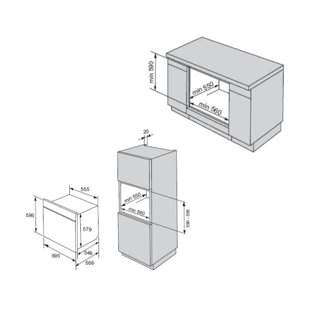 Asko Built In Oven with Full Steam Function OCS8678G