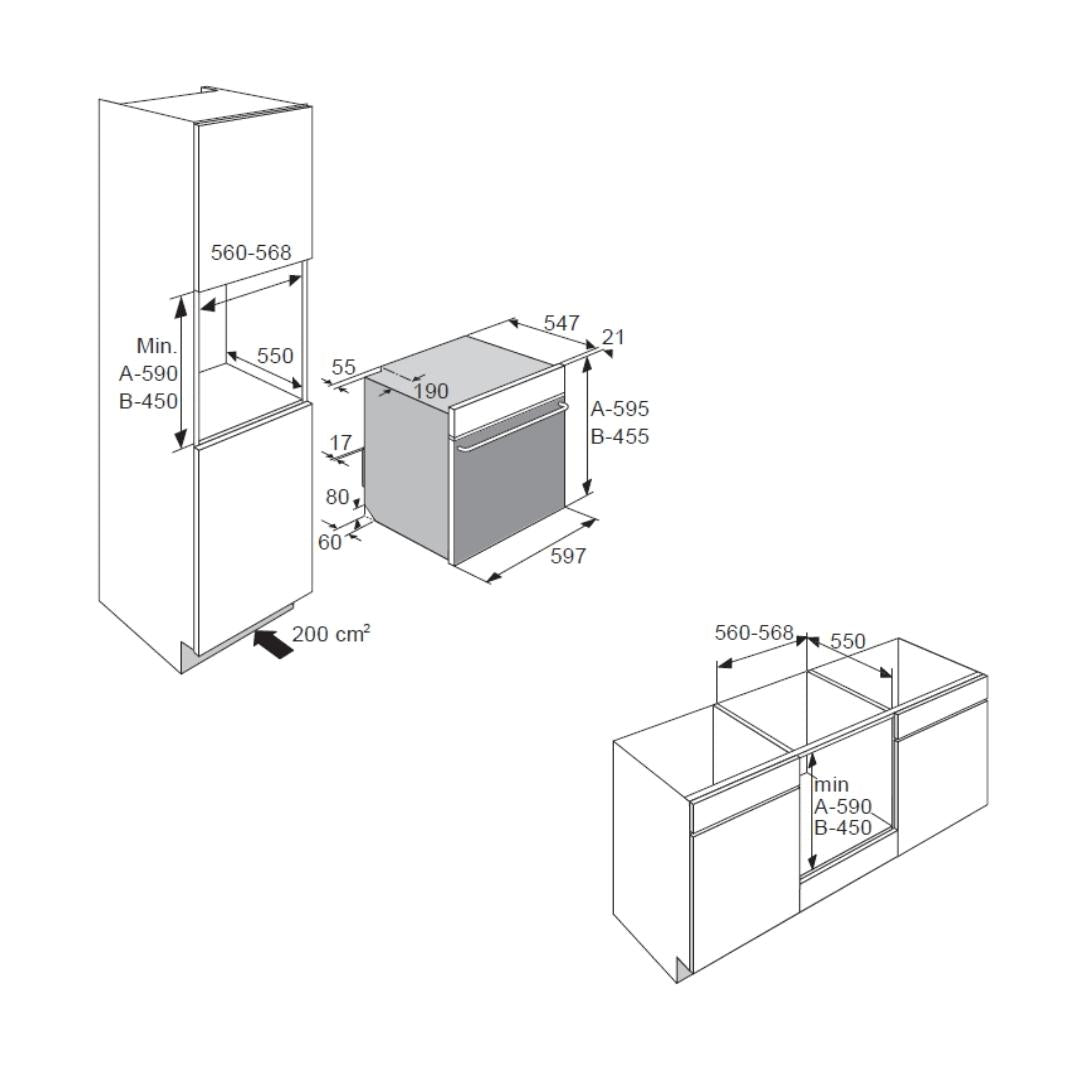 Asko Built-In Combo Oven OCSM8478G