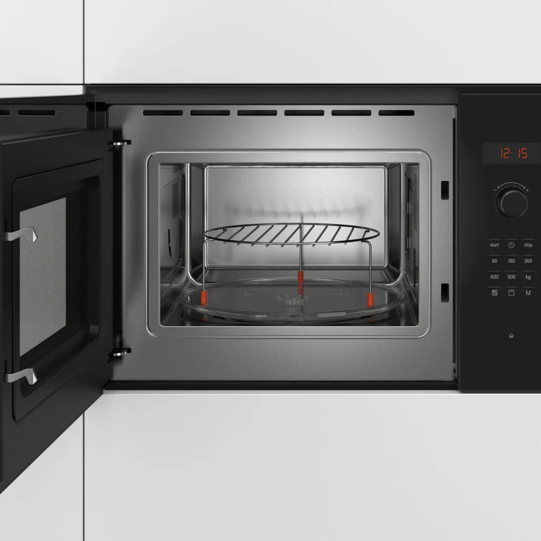 Bosch Built In Oven With Air Fryer HBG7341B1 + Bosch Built-In Microwave Series 6 BEL553MB0I