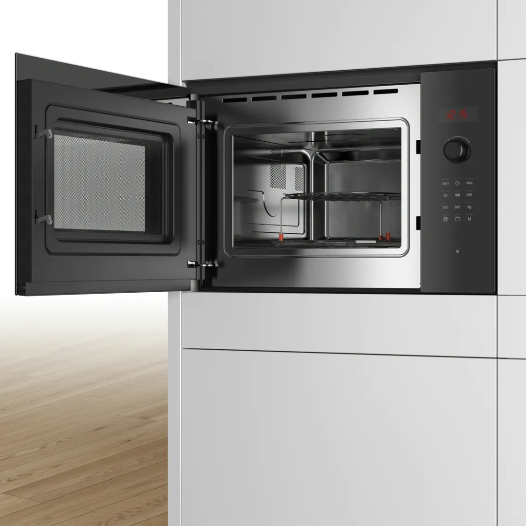 Bosch Built In Oven With Air Fryer HBG7341B1 + Bosch Built-In Microwave Series 6 BEL553MB0I