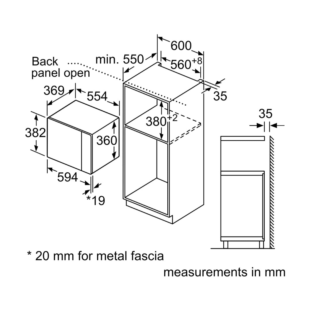 Bosch Built-In Microwave Series 6 BEL553MB0I