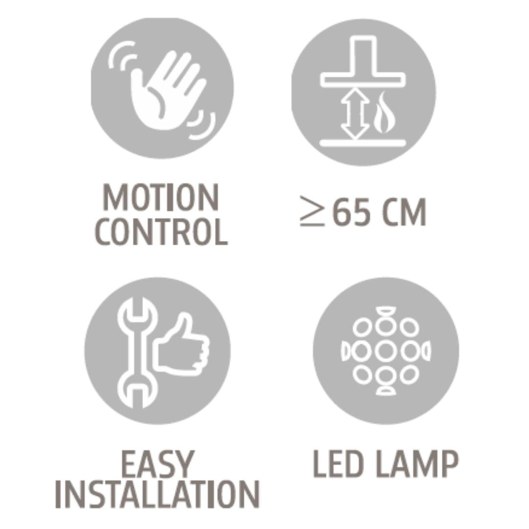 Elica 90 cm Wall Mounted Chimney Auto Clean Hoods Series BFCG PLUS LTW 900 HAC MS NERO