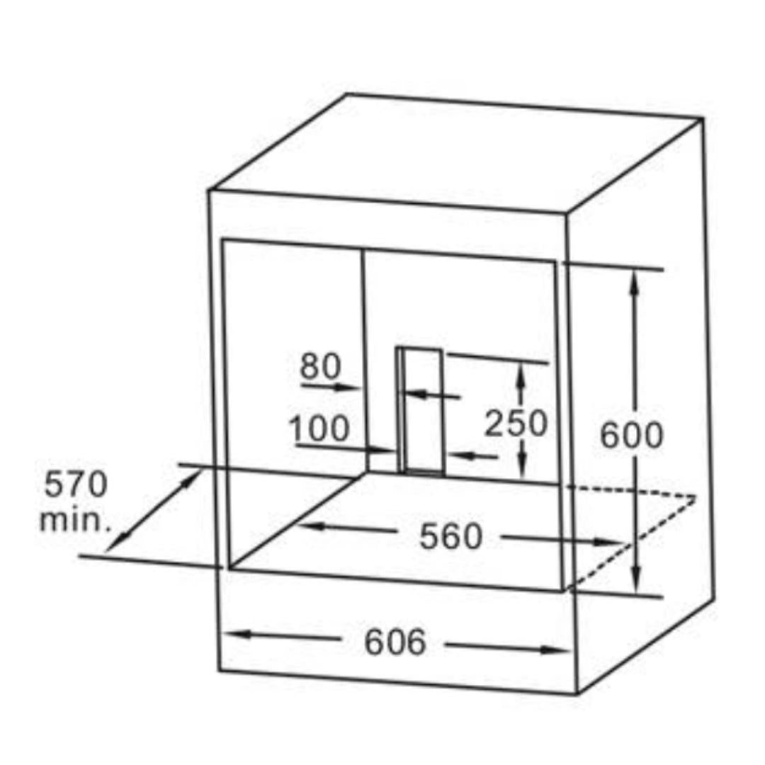Elica Built In Oven EPBI 1161 MTC BK + Elica Built-In Microwave EPBI MWO G28 TOUCH