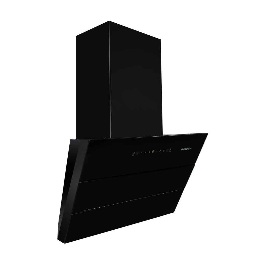 Faber 60 cm Wall Mounted Chimney BLISS FL SC AC BK 60