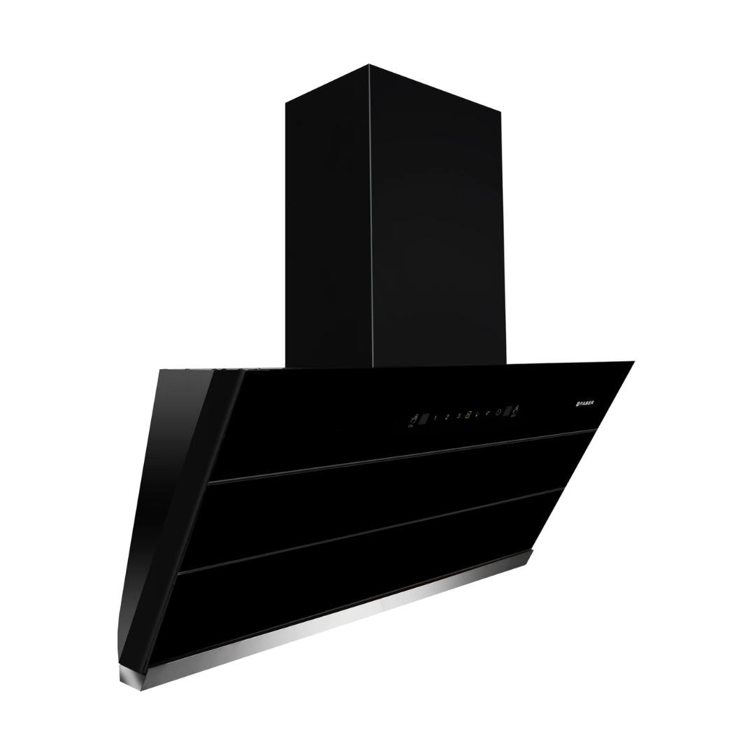 Faber 90 cm Wall Mounted Chimney BLISS FL SC AC BK 90