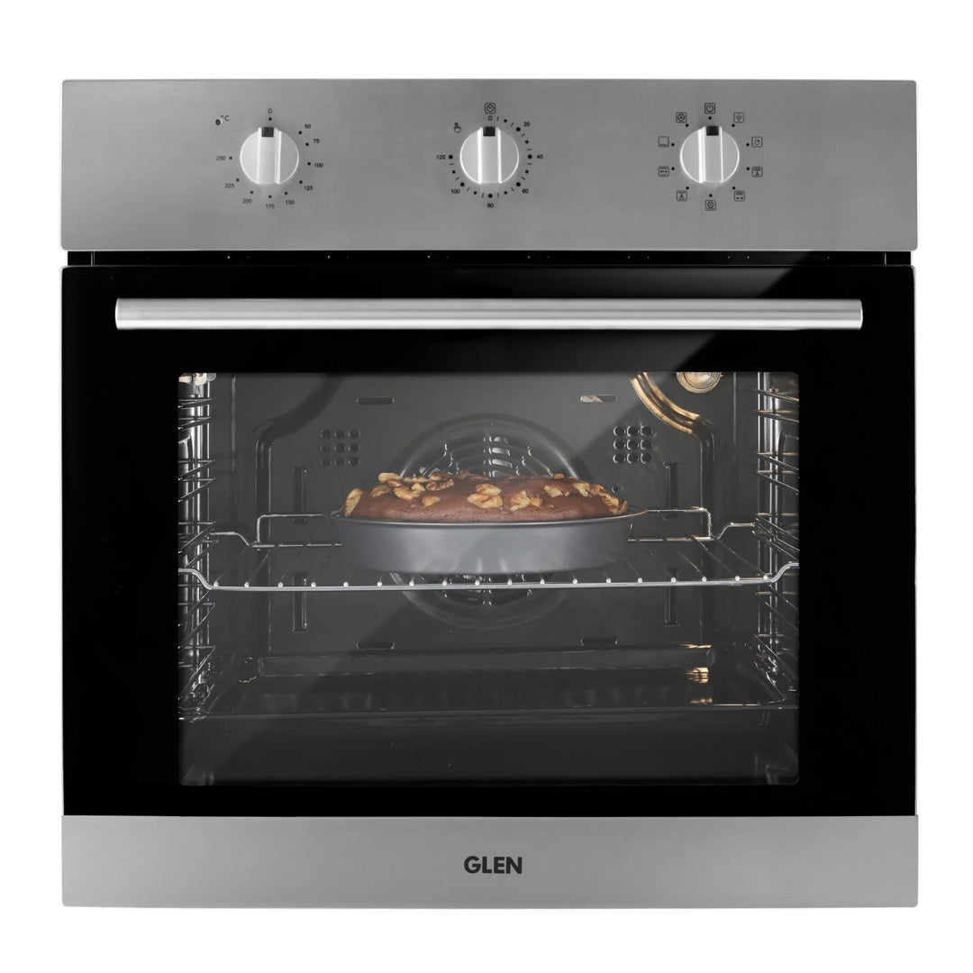Glen Built In Oven BO 651 MRT SS + Glen Built-In Microwave MO 677