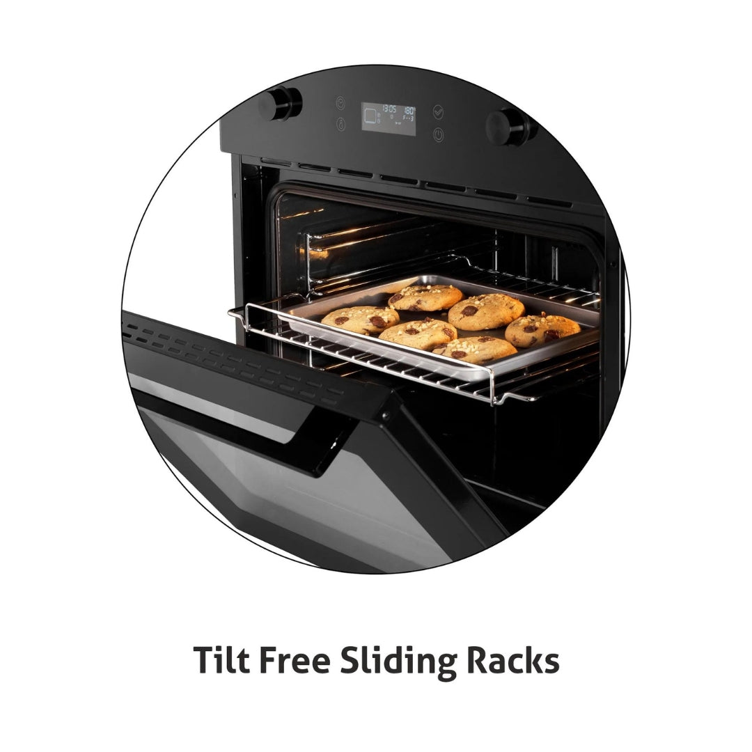 Glen Built In Oven BO 653 TOUCH MR TURBO BLACK