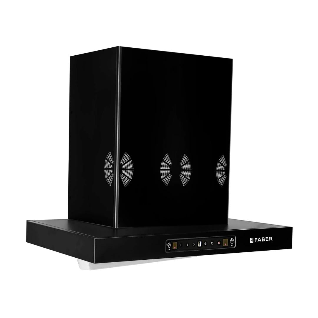 Faber 60 cm Wall Mounted Chimney BONITO 3D IND HC SC FL BK 60