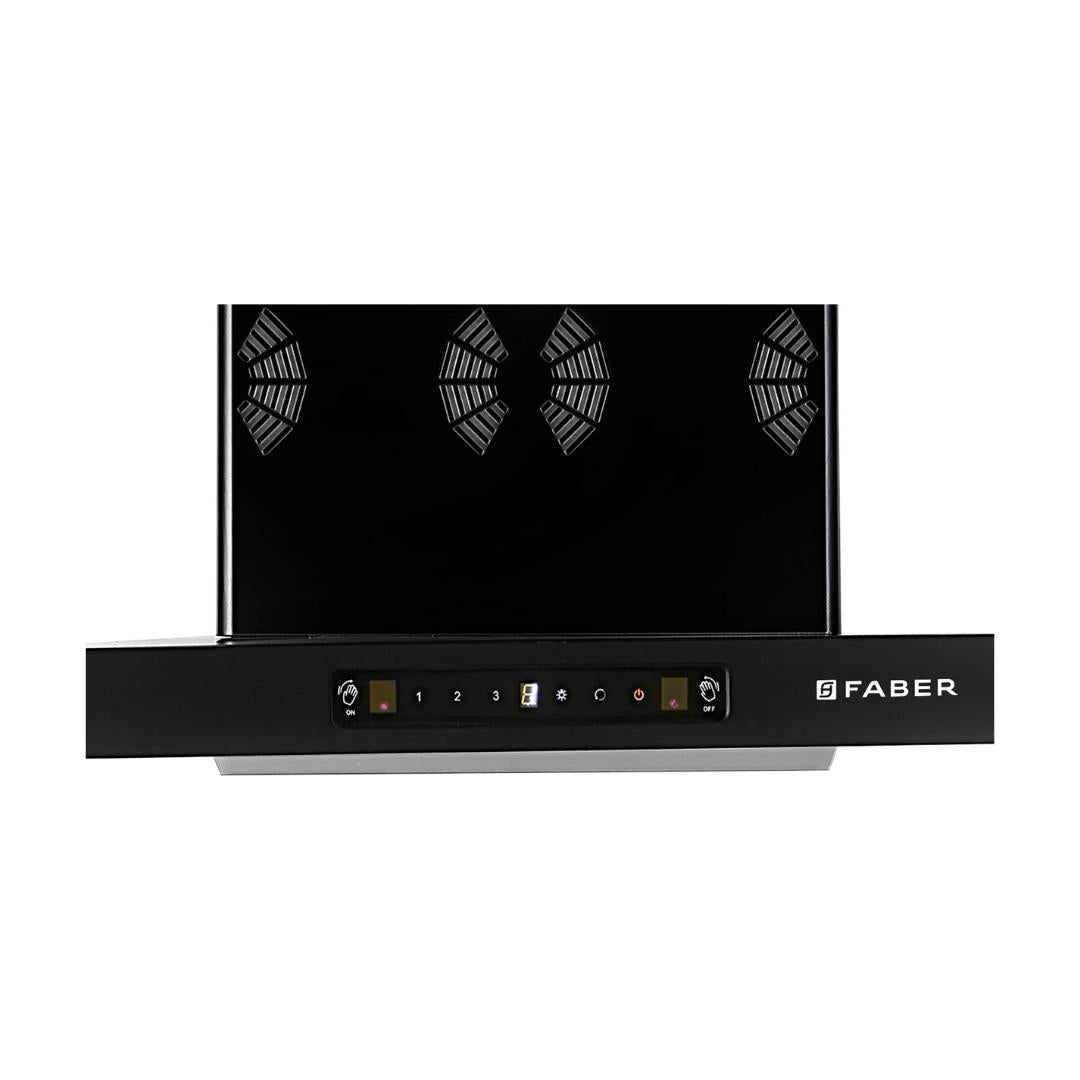 Faber 60 cm Wall Mounted Chimney BONITO 3D IND HC SC FL BK 60