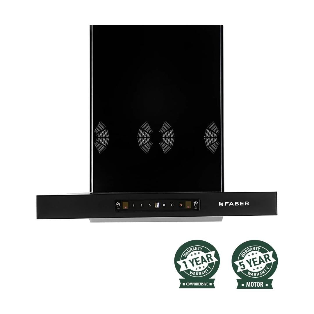 Faber 60 cm Wall Mounted Chimney BONITO 3D IND HC SC FL BK 60