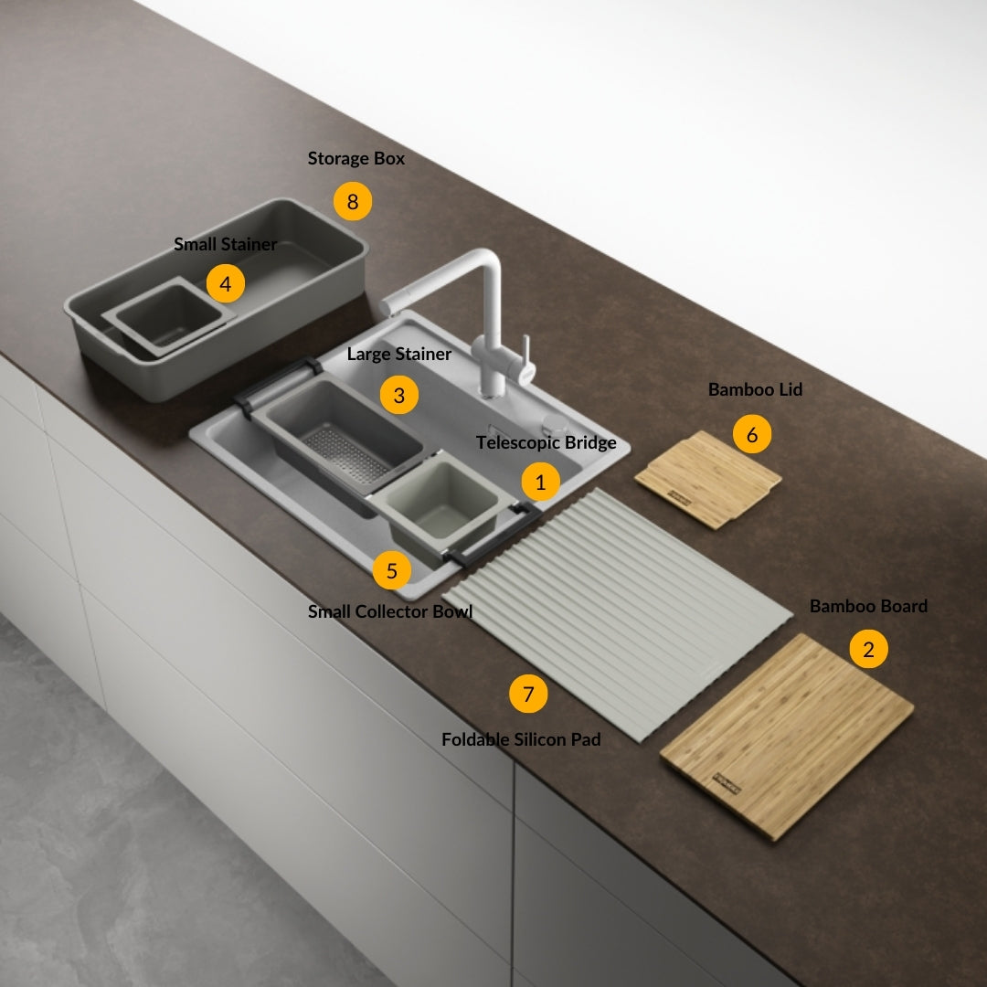 Franke Stainless Steel Sink Box Elite BOX ELITE BXX 210 110 79 ( 33 x 20 inches ) - Satin