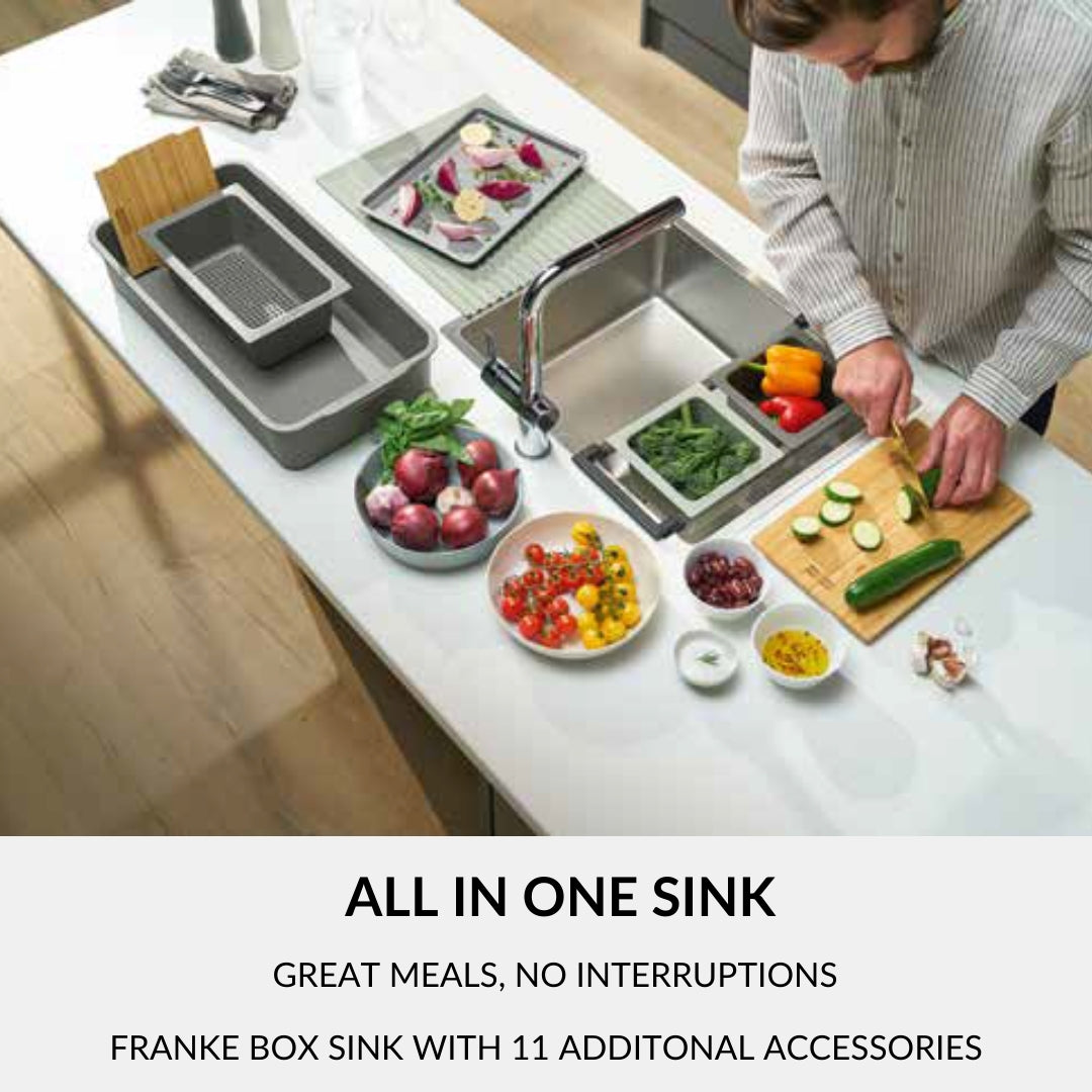 Franke Stainless Steel Sink Box Elite BOX ELITE BXX 210 110 79 ( 33 x 20 inches ) - Satin
