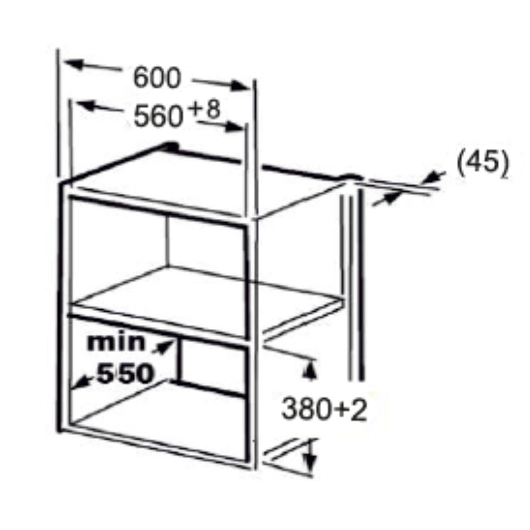Carysil Built In Oven BIO 01 + Carysil Built-In Convection Microwave MWO 1