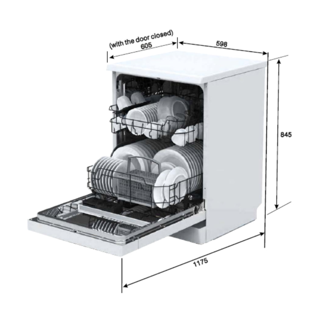 Carysil Free Standing Dishwasher DW 03 with 12 Place Settings