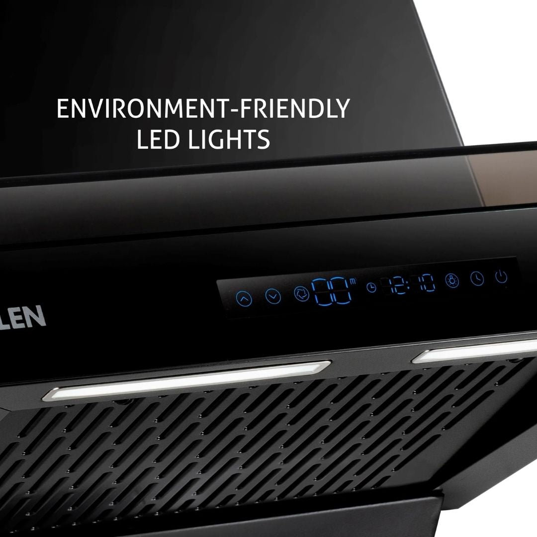 Glen 90 cm Wall Mounted Chimney Filterless Series CH 6062 BL BLDC AC 90