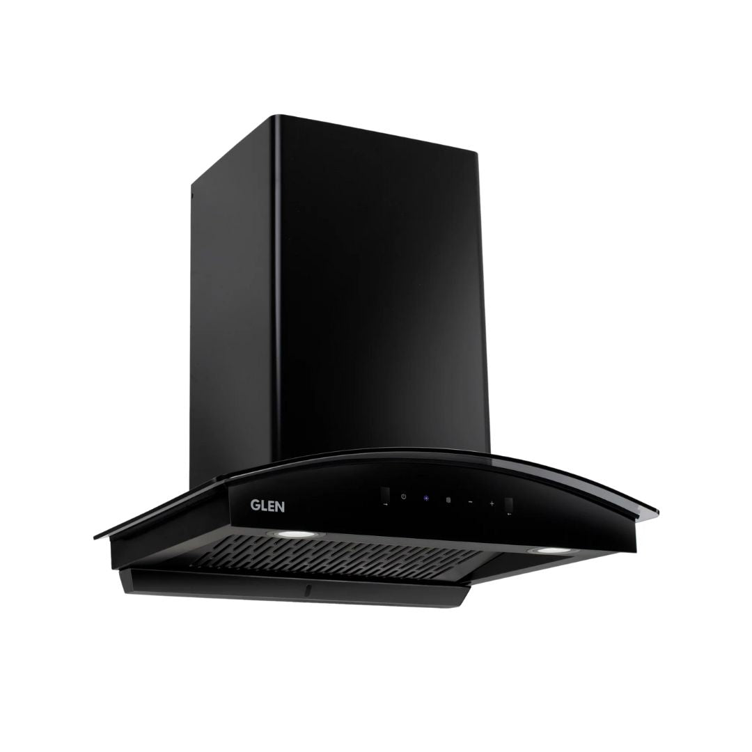 Glen 60 cm Wall Mounted Chimney Filterless Series CH 6068 BL MS AC 60
