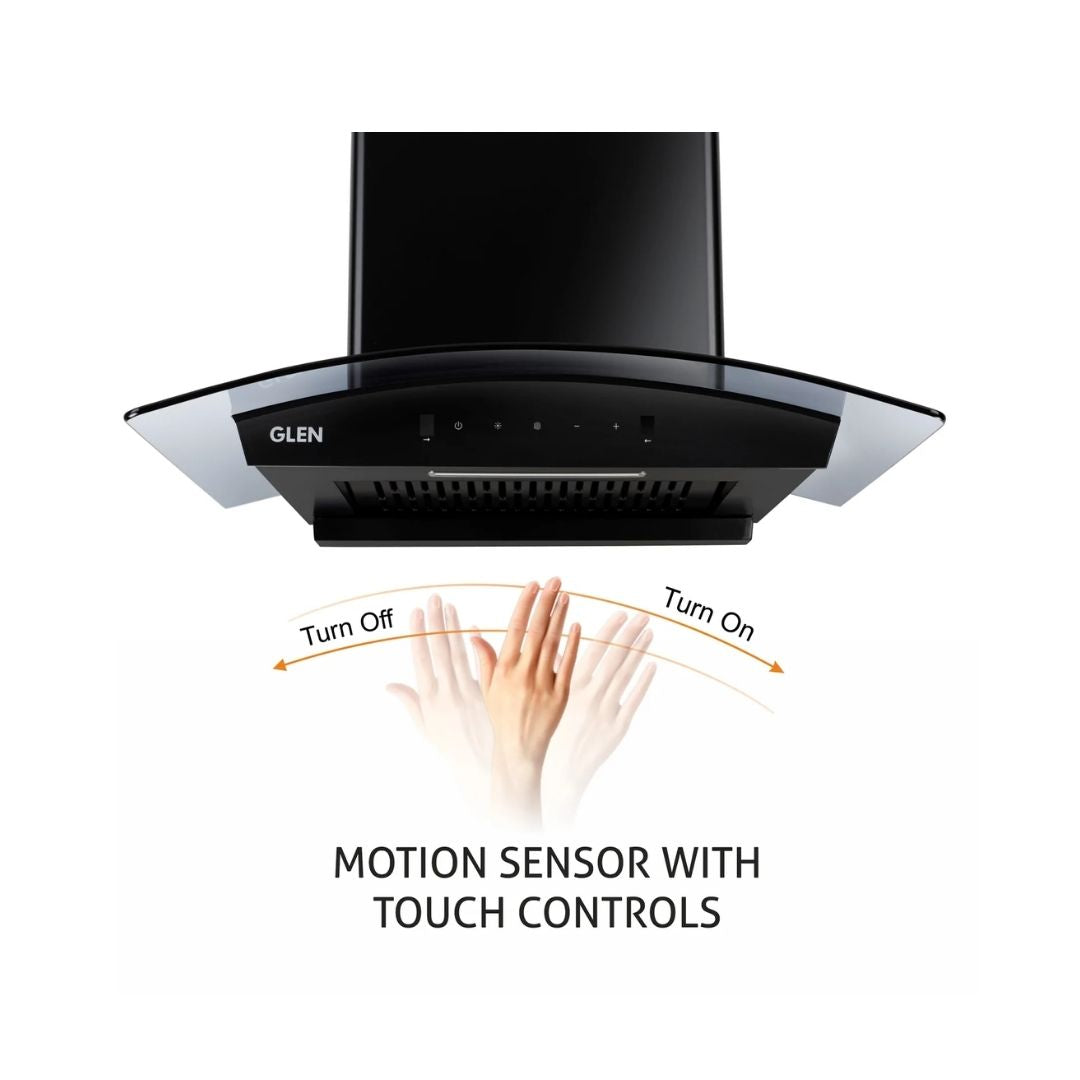 Glen 60 cm Wall Mounted Chimney Filterless Series CH 6071 BL BLDC AC 60