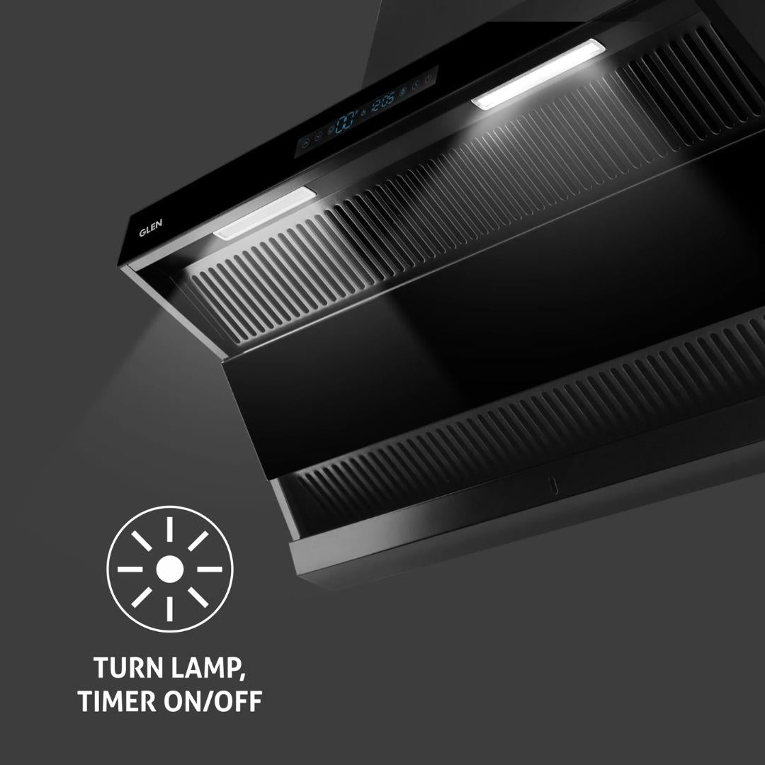Glen 75 cm Wall Mounted Chimney Filterless Series CH 6076 DS BLDC AC 75