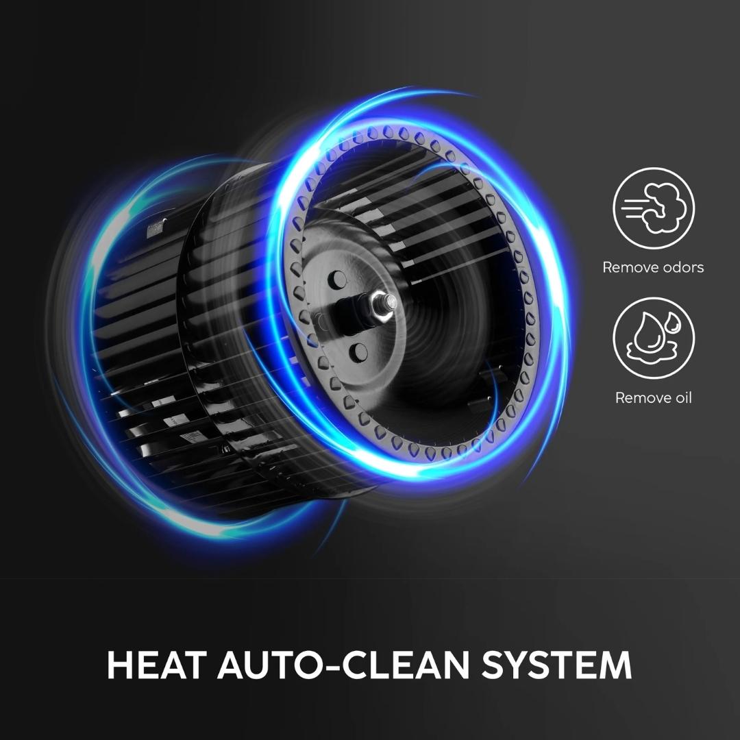 Glen 75 cm Wall Mounted Chimney Filterless Series CH 6076 DS BLDC AC 75