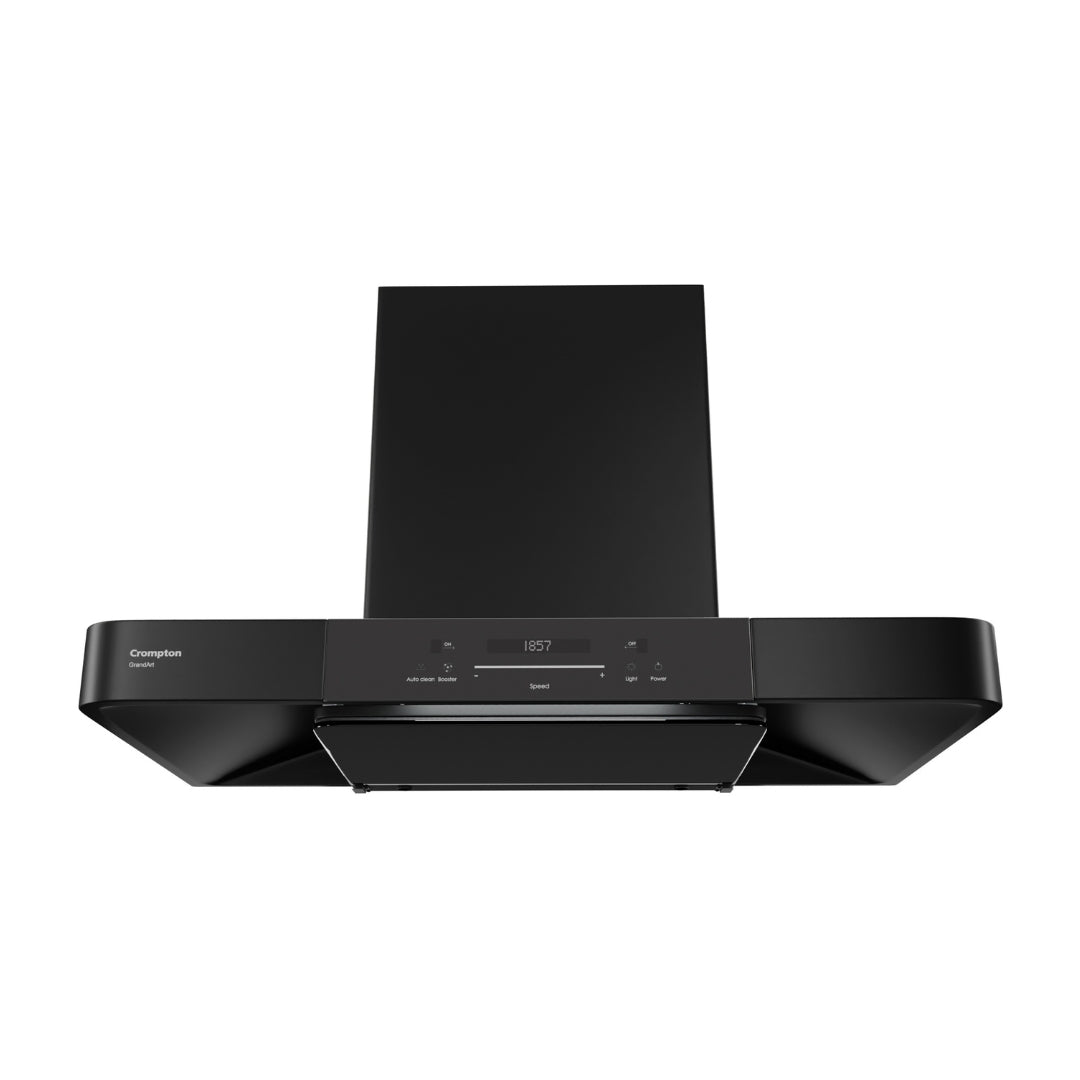 Crompton 90 cm Wall Mounted Chimney GrandArt CHD-GAVB90FLE-MBL
