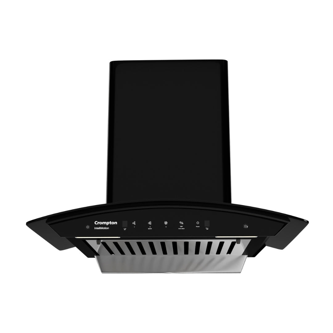 Crompton 60 cm Wall Mounted Chimney IntelliMotion CHD-IMC60BFA-MBL