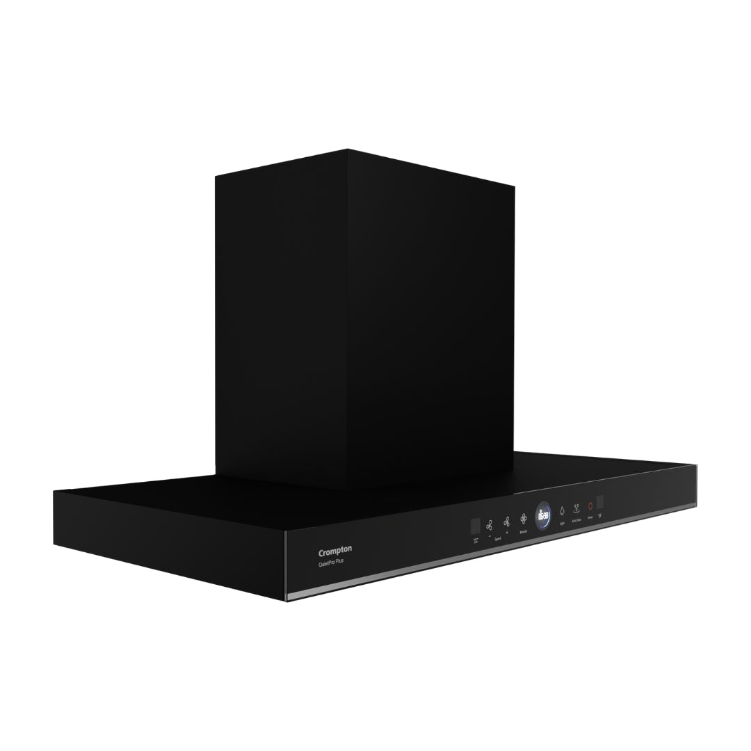 Crompton 90 cm Wall Mounted Chimney QuietPro Plus CHD-QPPB90FLE-MBL