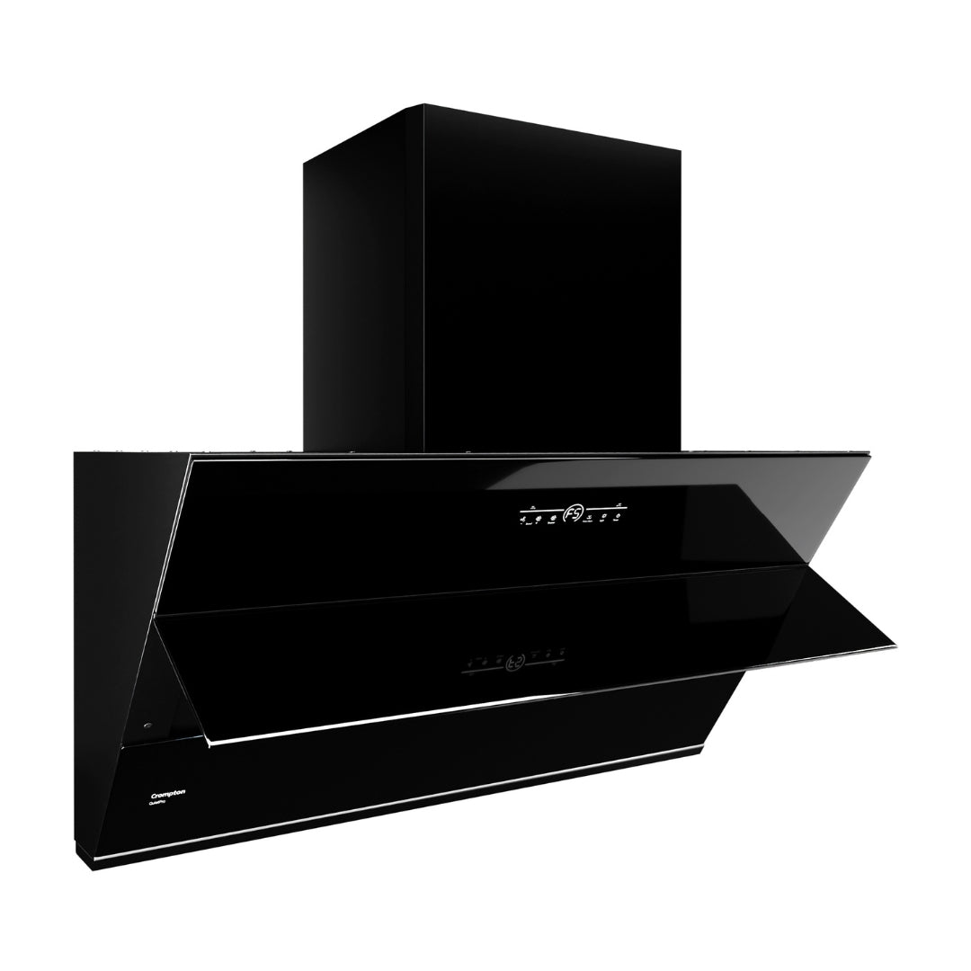Crompton 90 cm Wall Mounted Chimney QuietPro CHD-QPVI90FLE-MBL
