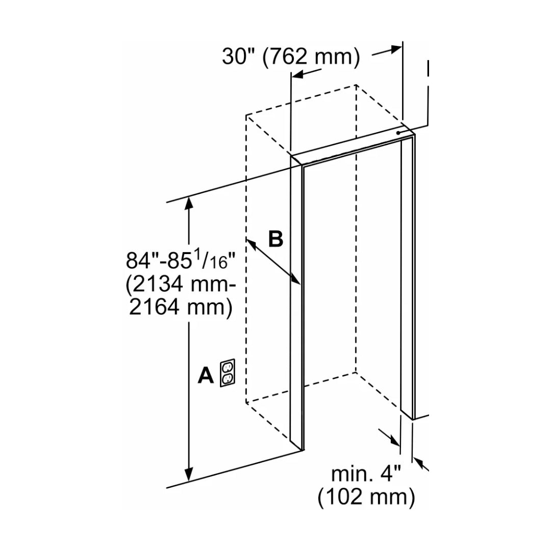 Siemens Built-In Built-In Refrigerator 547 Ltrs iQ700 CI30RP02