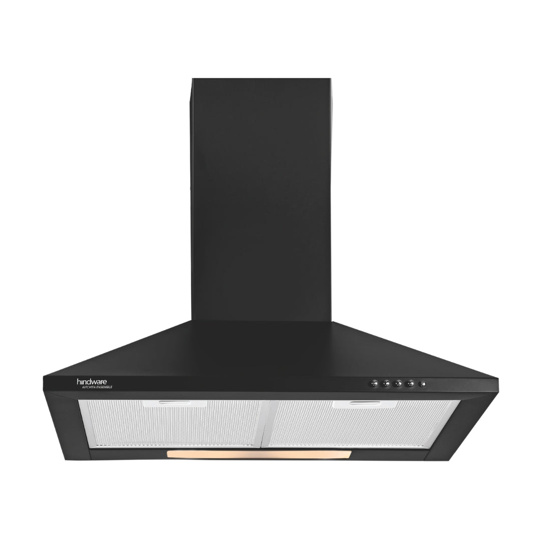 Hindware 60 cm Wall Mounted Chimney Decorative Series CLARA NEO BLK IN 60