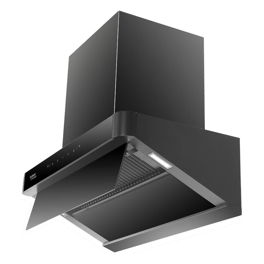 Hindware 75 cm Wall Mounted Chimney Auto Clean Hoods Series DELECIA 75