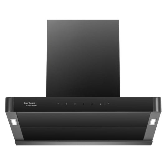 Hindware 90 cm Wall Mounted Chimney Auto Clean Hoods Series DELECIA 90