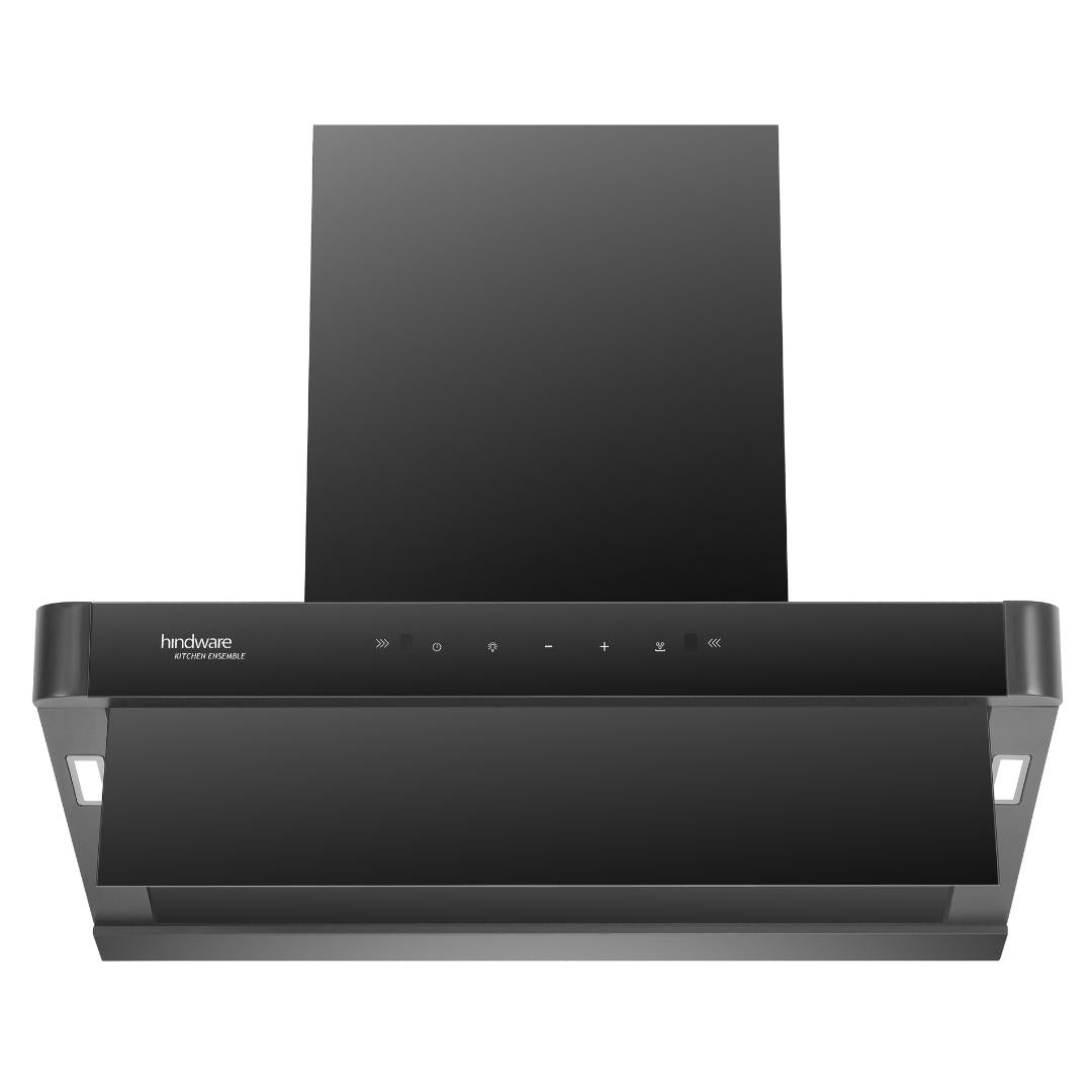 Hindware 90 cm Wall Mounted Chimney Auto Clean Hoods Series DELECIA 90