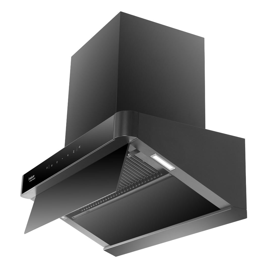 Hindware 90 cm Wall Mounted Chimney Auto Clean Hoods Series DELECIA 90