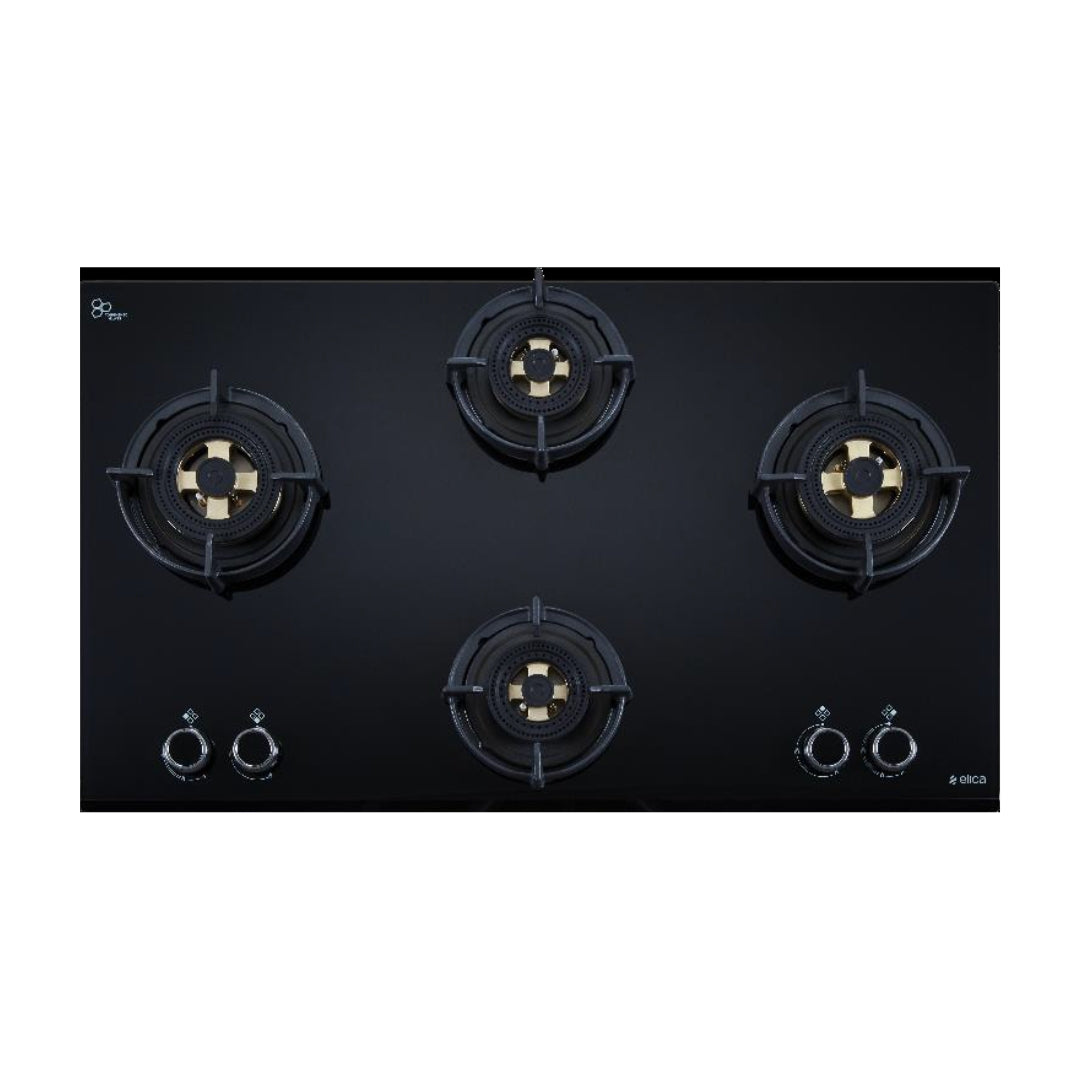 Elica 90 cm 4 Burner Hob Direct Flame Series DFS FB MFC 4B 91 FFD