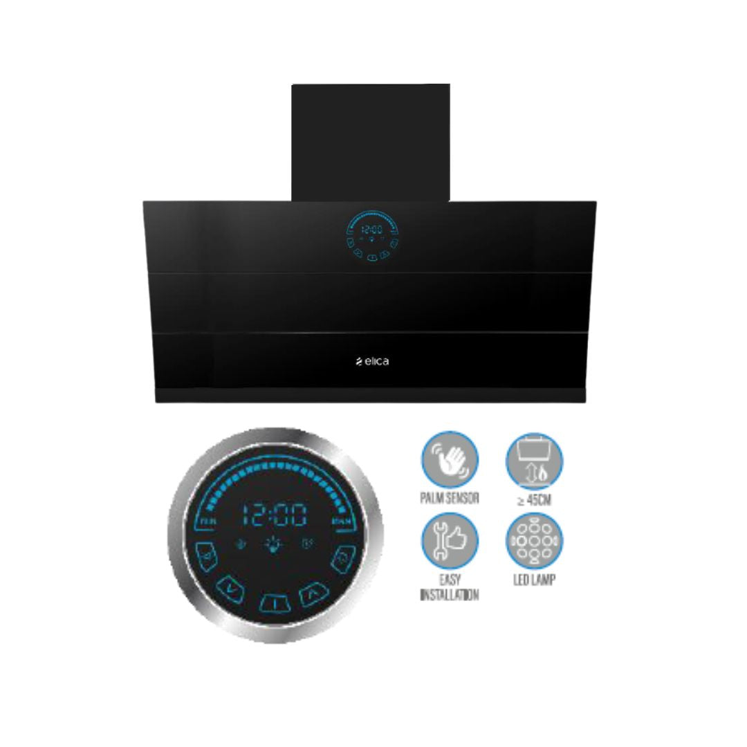 Elica 90 cm Wall Mounted Chimney EFL 108 HAC LTW VMS 90