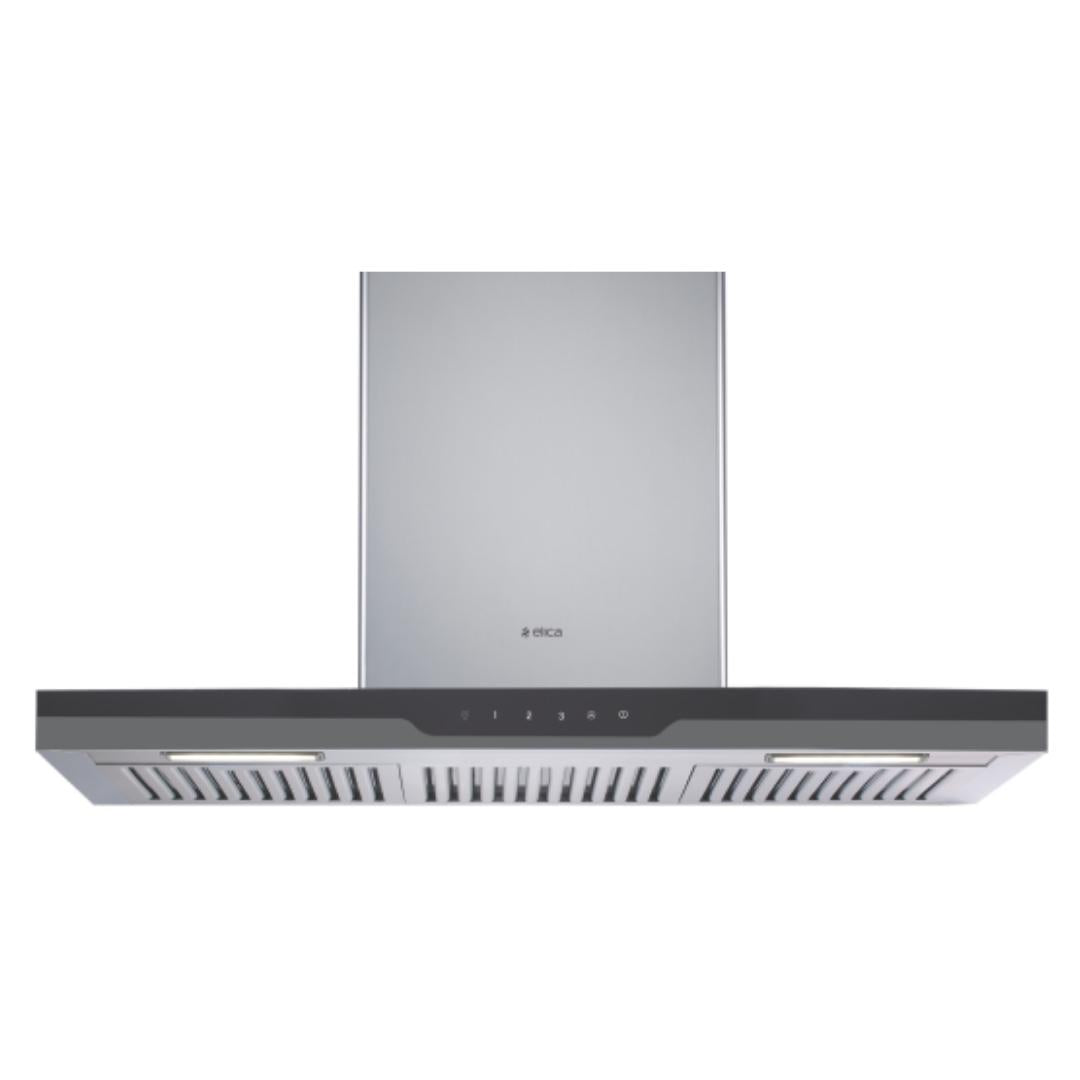 Elica 90 cm Island Chimney Decorative Series METEORITE ISLAND ETB PLUS LTW 90 T4V LED