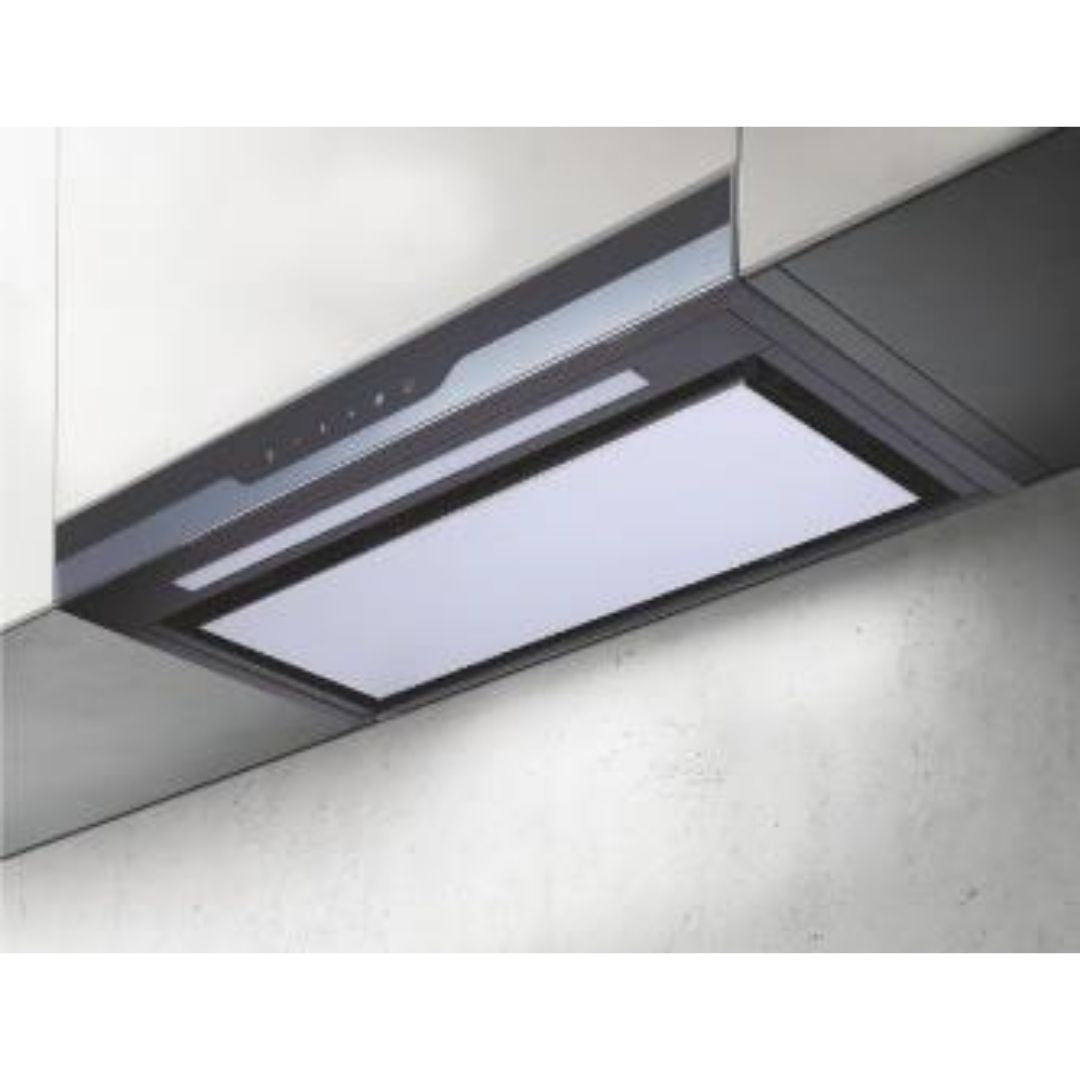 Elica 90 cm Under Cabinet Wall Mounted Chimney Under Cabinet Chimney METEORITE UC35 EDS PLUS HE LTW 90 NERO T4V LED S