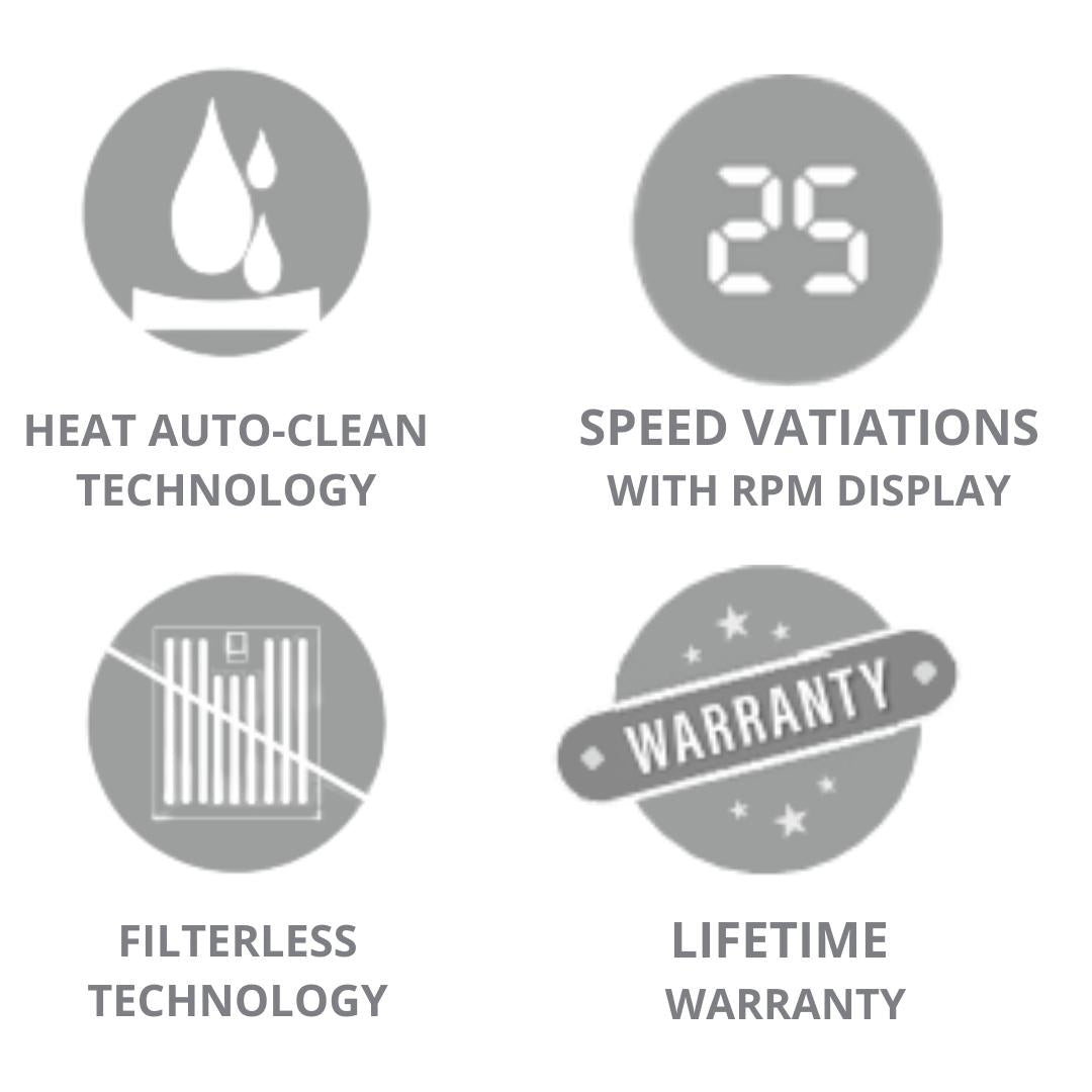 Elica 75 cm Wall Mounted Chimney Ismart Series ISMART EFL HAC LTW 75