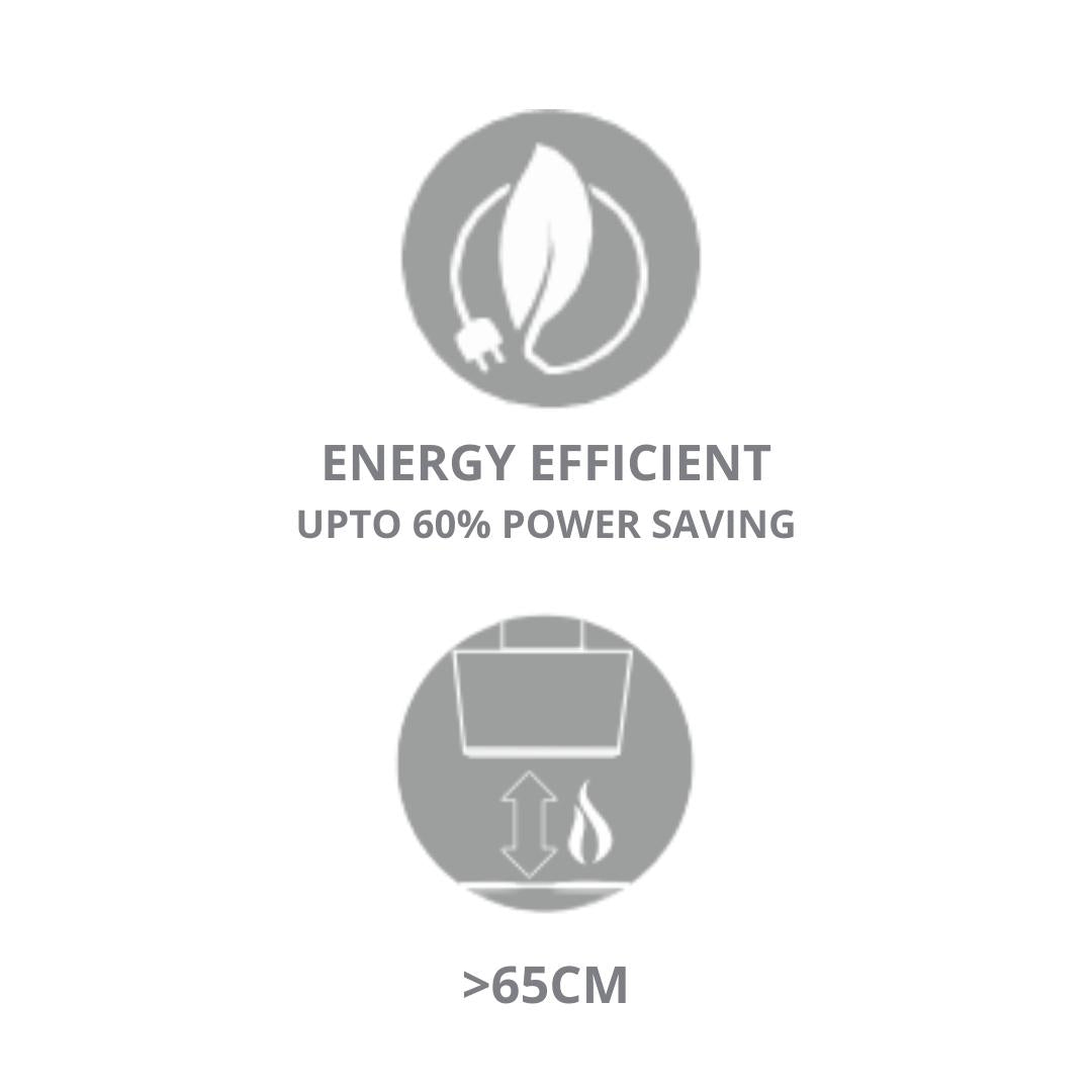 Elica 75 cm Wall Mounted Chimney Ismart Series ISMART EFL HAC LTW 75