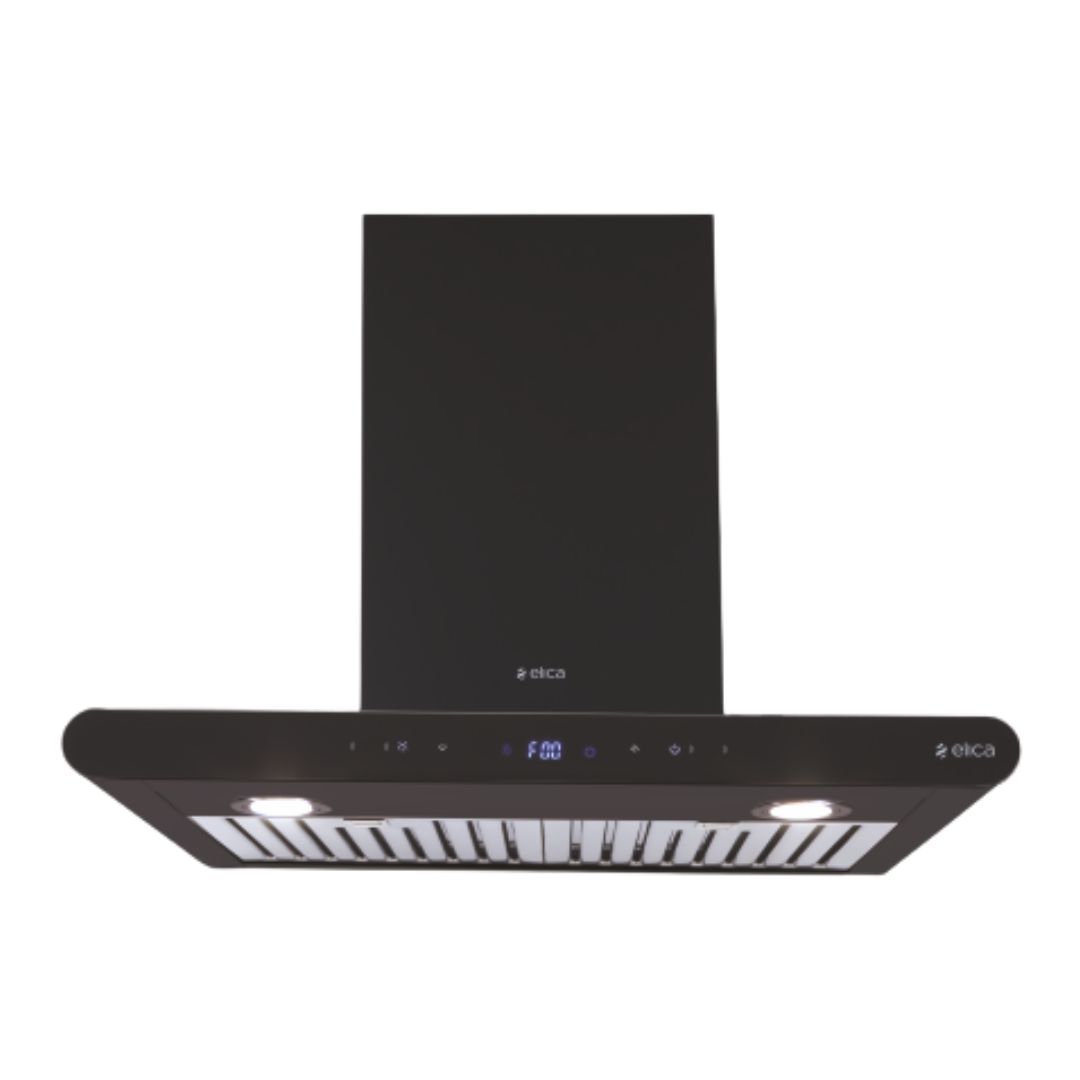 Elica 90 cm Wall Mounted Chimney Ismart Series ISMART GALAXY BF LTW 90 NERO