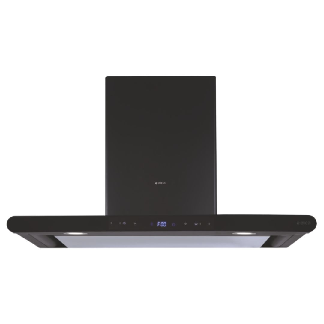 Elica 90 cm Wall Mounted Chimney Ismart Series ISMART GALAXY EDS LTW 90 NERO