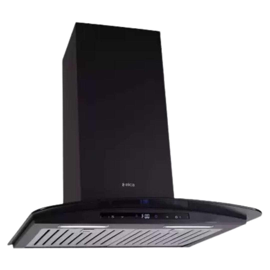 Elica 60 cm Wall Mounted Chimney Ismart Series ISMART GLACE TRIM BF LTW 60 NERO