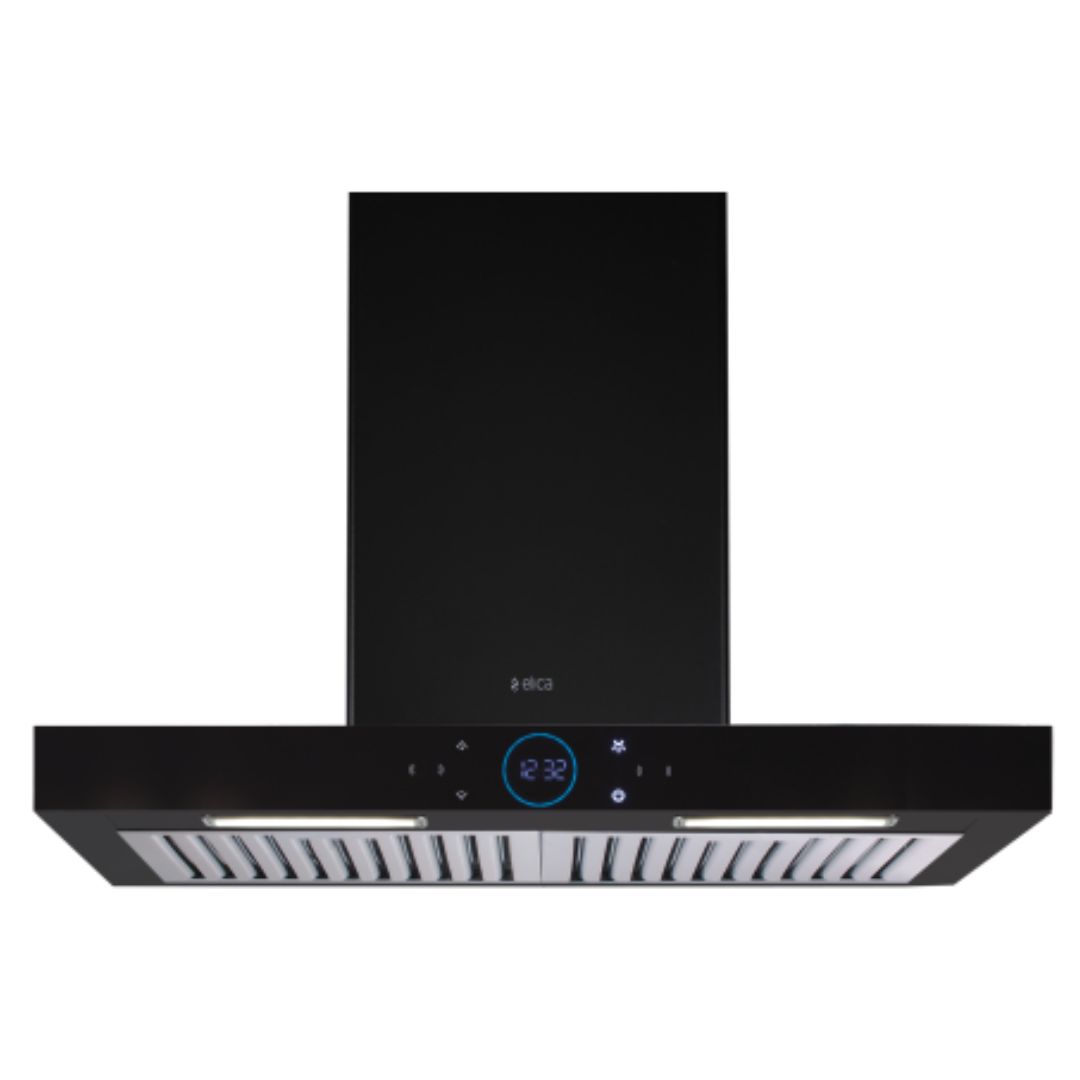 Elica 60 cm Wall Mounted Chimney Ismart Series ISMART SPOT H6 BF LTW 60 NERO