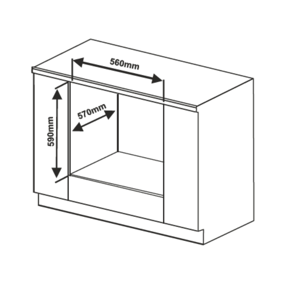 Elica Built In Oven EPBI 880 MMF + Elica Built-In Microwave EPBI MWO GL 220