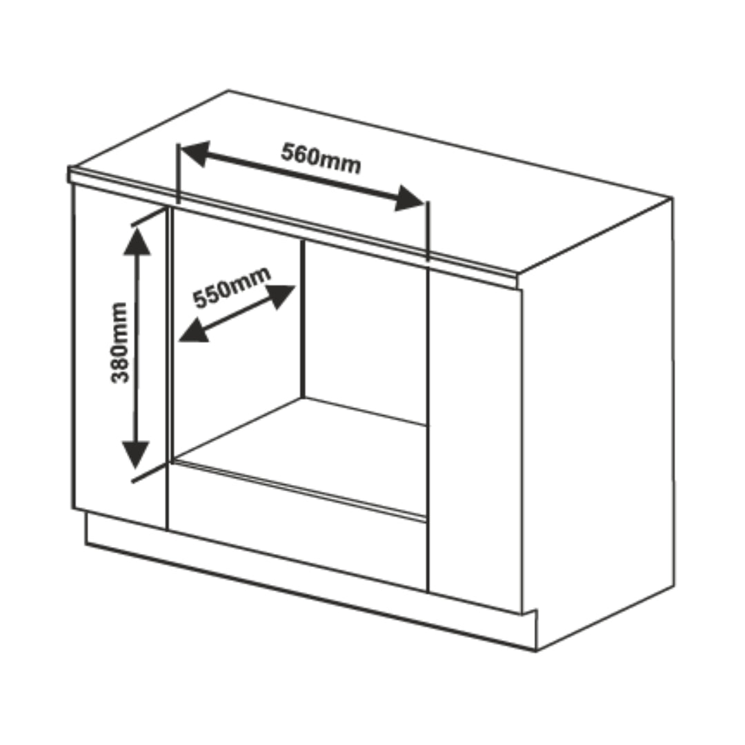 Elica Built In Oven EPBI 1167 MTC BK + Elica Built-In Microwave EPBI MWO 360 DD